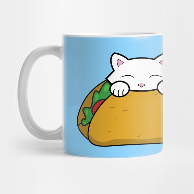 Cute cat eating tacos by Purrfect